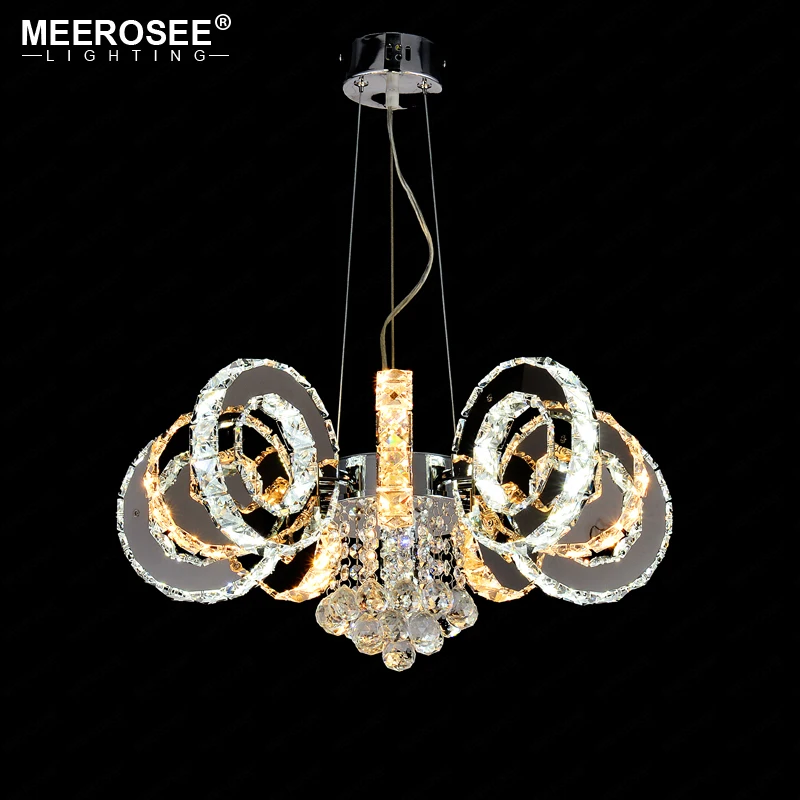 Хит продаж светодиодная хрустальная люстра светильник современная кольцевая