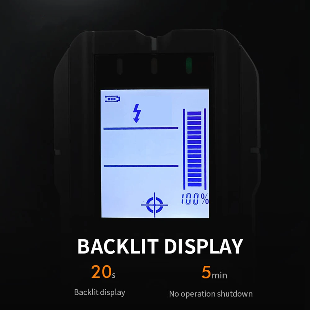 Digital Metal Detector Stud Finder Wood AC Wire Cable Depth Tracker Wall Scanner Moisture Meter Voltage Copper Live | Инструменты