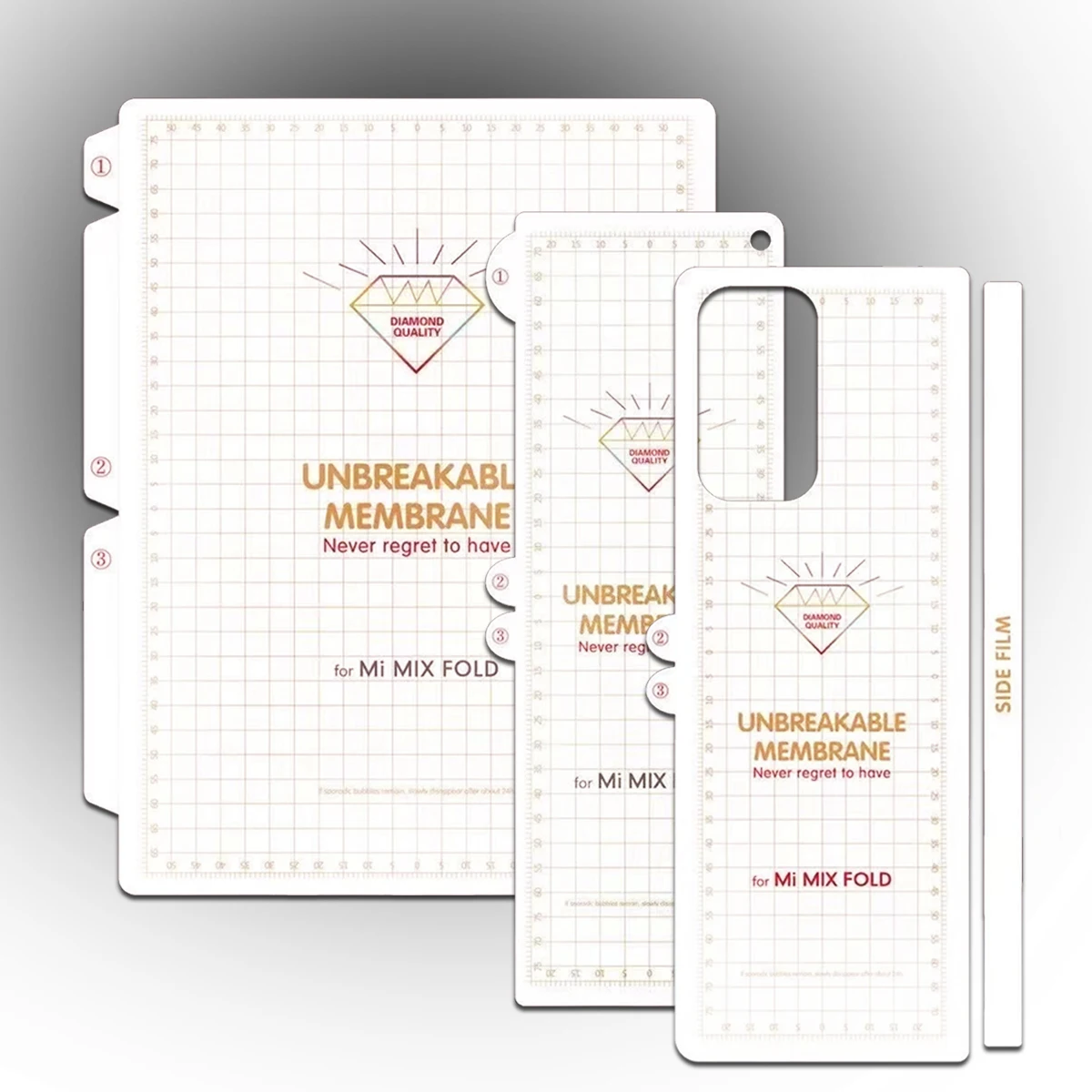 

3D Новая мягкая Гидрогелевая гибкая пленка для Xiaomi Mi Mix Складная Передняя и задняя мембрана ТПУ полная защита экрана