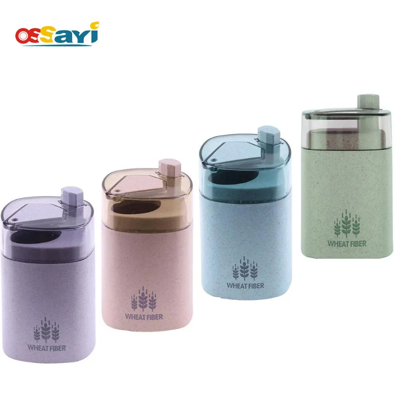 Wheat Straw Toothpick Holder Dispenser Home Decor Storage Box | Дом и сад