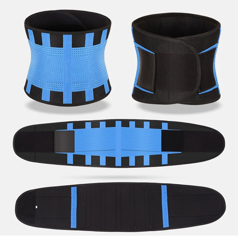 

Medical Support Double Pull Neoprene Fitness Back Brace Waist Belly Lumbar Corrective Orthopedic Posture Corrector Body Health