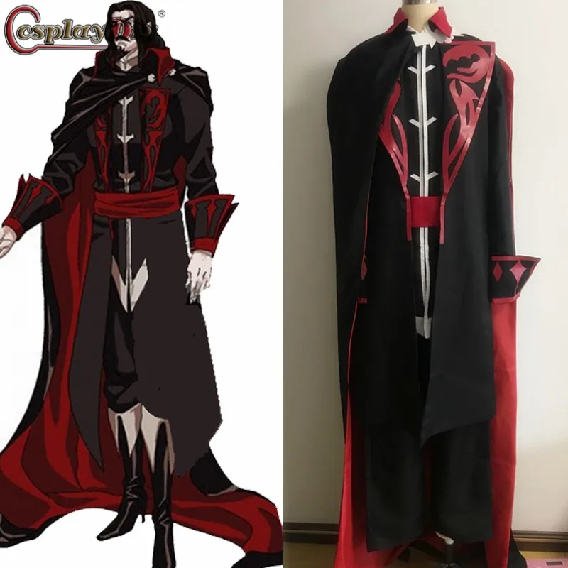 

Cosplaydiy Castlevania Dracula Vlad Tepes TV Version Vampire Cosplay Costume Christmas Halloween Custom Made Any Size