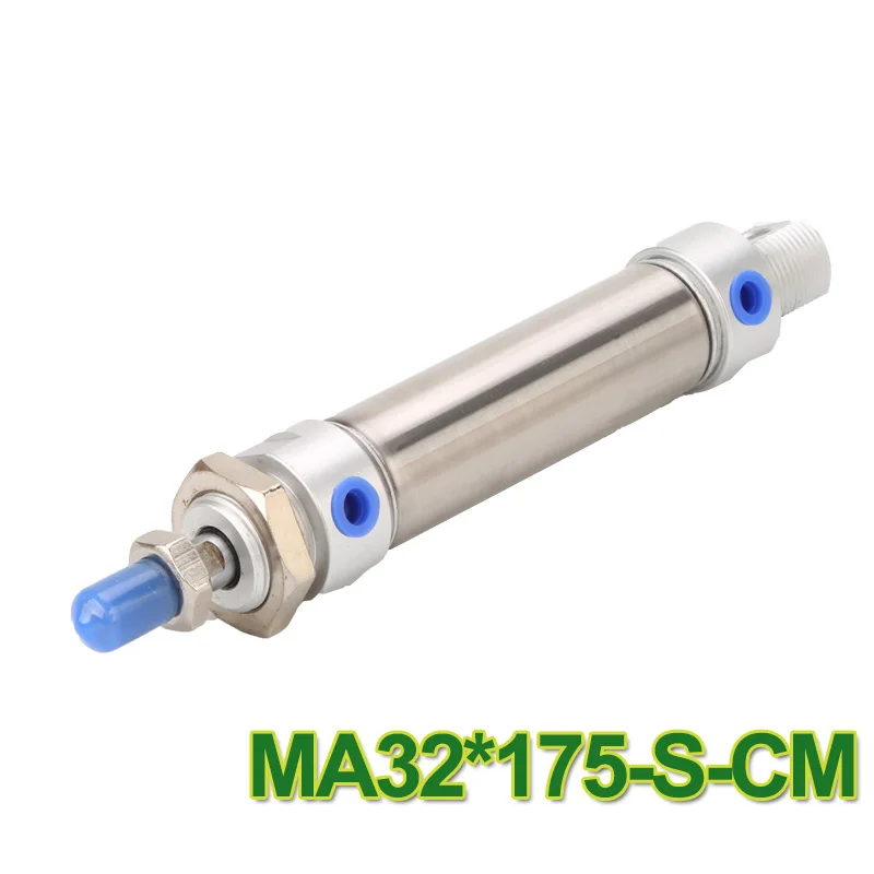 

MA32-175 Airtac type MA MAC stainless steel Double action air cylinder 32mm bore 175mm stroke MA32*175-S-CA