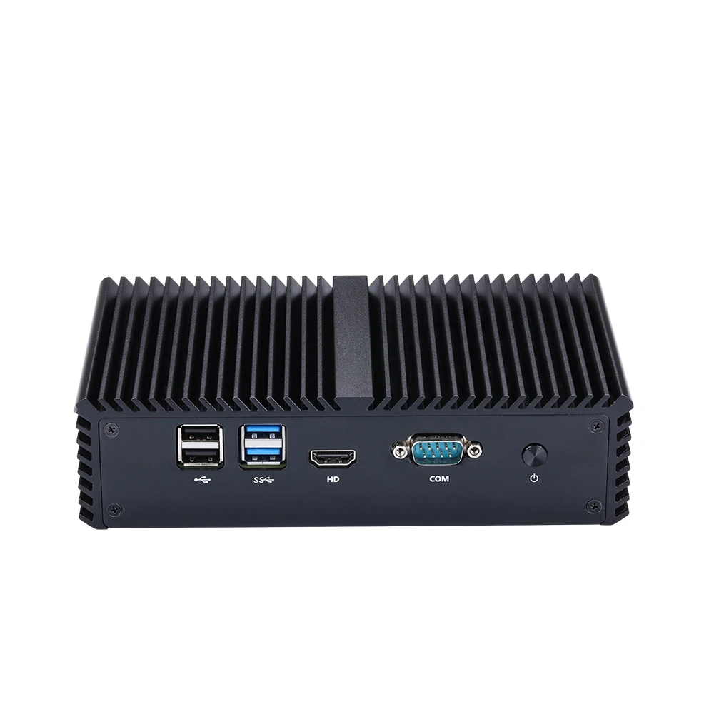 Настольный ПК AES NI без вентилятора с 6 домашними роутерами LAN Q500G6 Celeron 3855U 3865U Core I3 I5