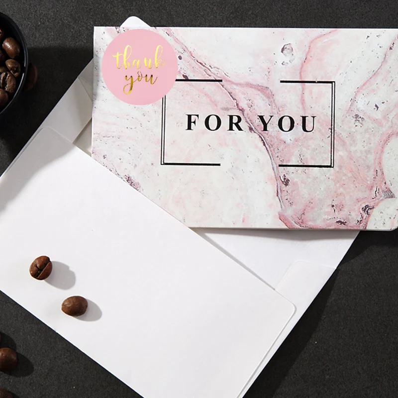 

00pcs/roll Gold Thank You Stickers Scrapbooking Seal Labels Pink Small Business Handmade Sticker for Christmas Gift Decor Statio