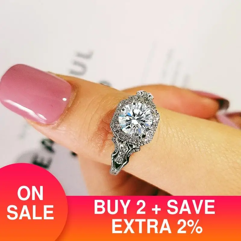 Новинка 2021 винтажные обручальные кольца в стиле ретро из стерлингового серебра