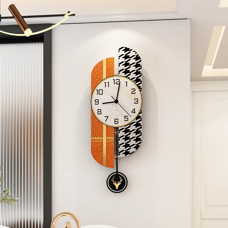 

Modern Simple Silence Wall Clocks Acrylic Nordic Manual Fashion Luxurious Creativity Wall Clocks Horloge Decorate ART EK50bgz