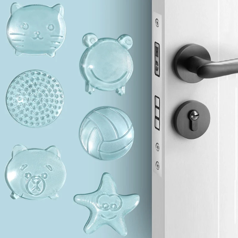 Прозрачный мягкий силиконовый Настенный Протектор наклейки на бампер накладки