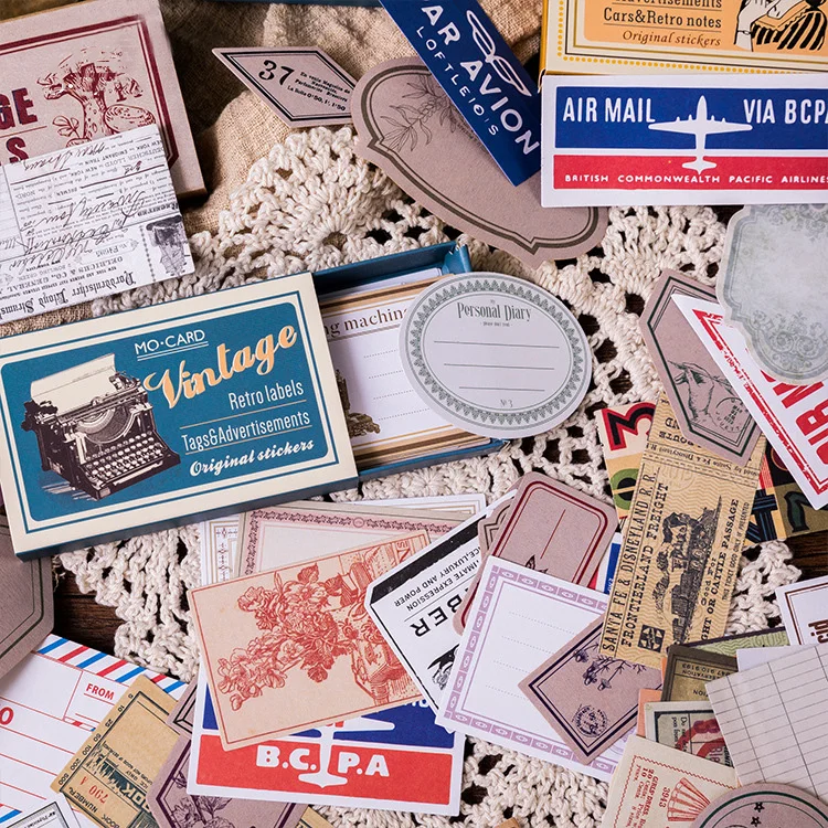 Mohamm Ретро прагматизм Matchbox в коробке стикер пакет руководство журнал дневник