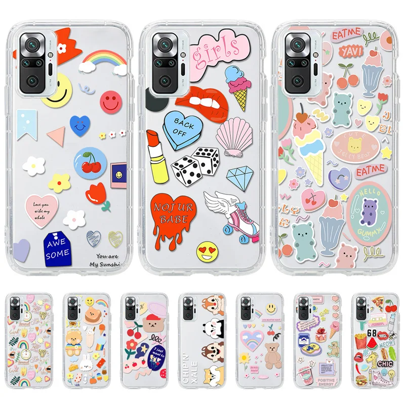 

For Xiaomi Mi Note 10 Lite Case Soft Coque For Xiaomi Mi 11 10T Lite Redmi Note 9 10 Pro 9S 10S 9A 9C Poco X3 NFC F2 M3 F3 Case