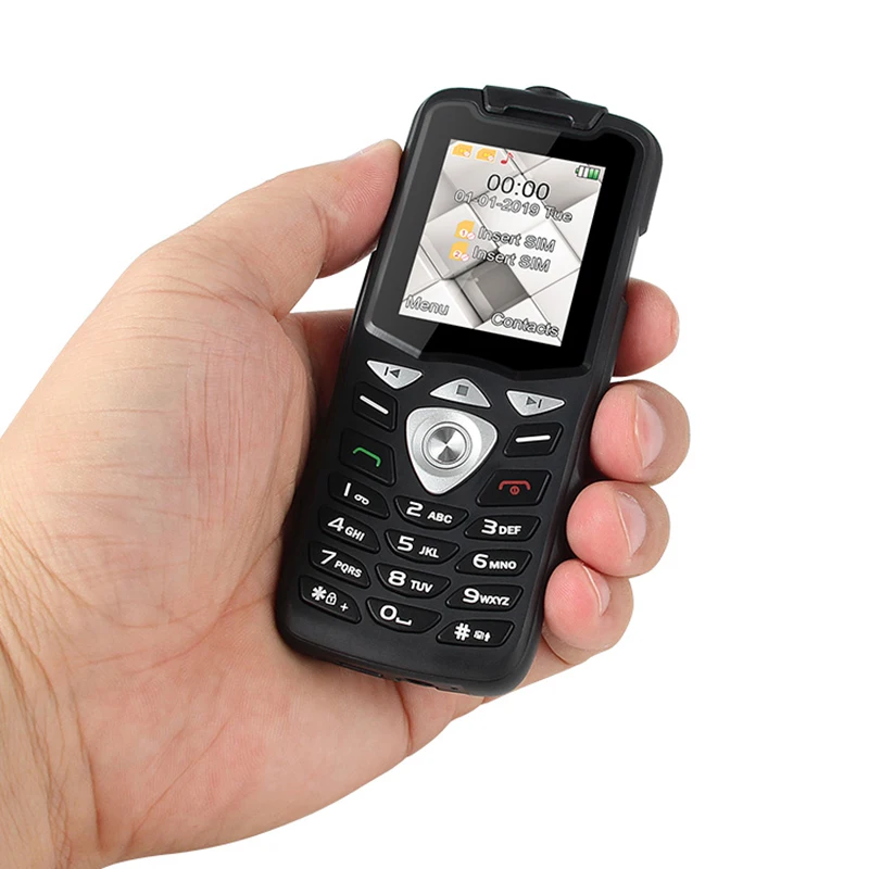 UNIWA W2026 2G GSM кнопочный Ключ сотовый телефон с функцией телефона светодиодный фонарик две sim-карты для пожилых детей мини-телефон разблокирован
