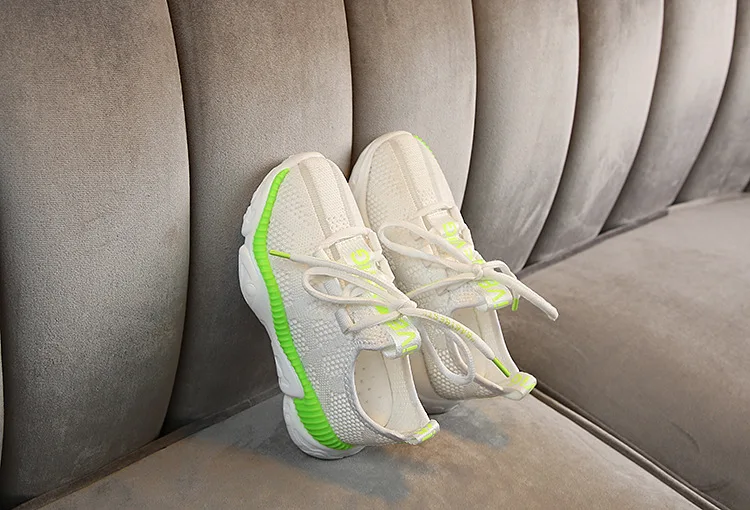 PandaQ/детская обувь; кроссовки с сеткой; Zapatos; дышащие; Para Tenis Infantil; Повседневная резиновая обувь для маленьких мальчиков; Cctwins off; цвет белый