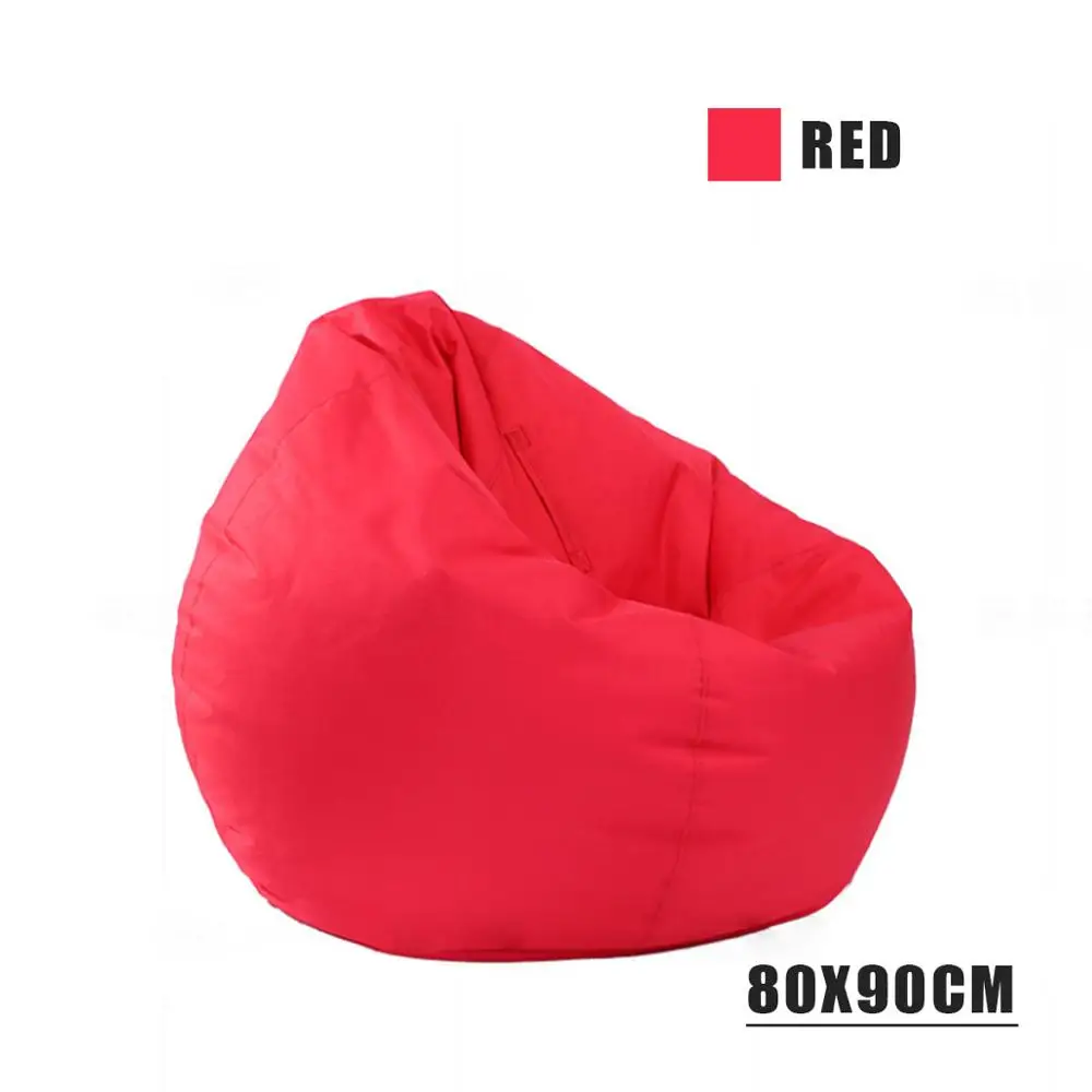 

New Lazy BeanBag Sofas Cover Chairs Without Filler Linen Cloth Lounger Seat Bean Bag Pouf Puff Couch Tatami Living Room