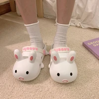 spcity summer shoes for women kawaii cartoon animal hole slippers pvc massage home slippers platform sandals 2021 for woman