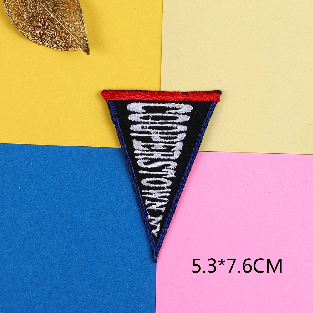 Нашивки в стиле панк с вышивкой дьявола нашивки надписями военная эмблема