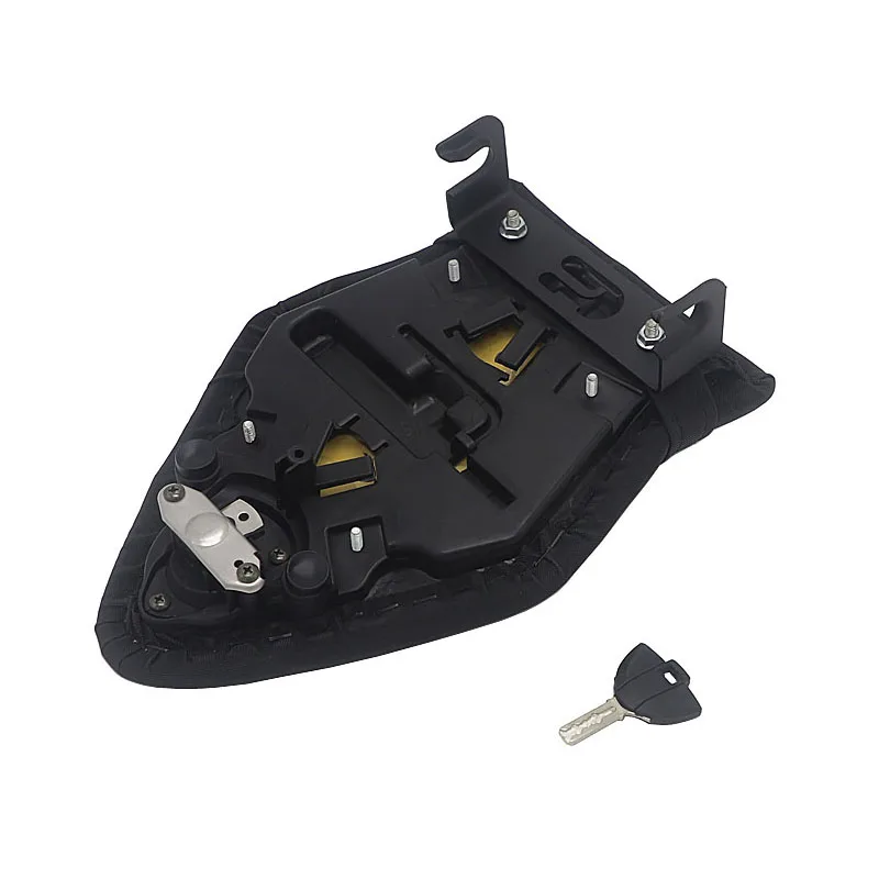 Кожаный задний коврик для пассажирского сиденья с замком черный BMW S1000RR S 1000 RR s1000rr