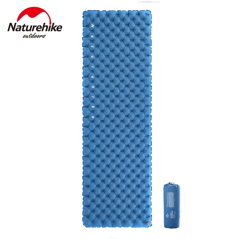 

Naturehike 40D Nylon TPU Inflatable Mattress Camping Mat Tent Double-Airbag Sleeping Pad Portable Air Bed Travel Break Outdoor