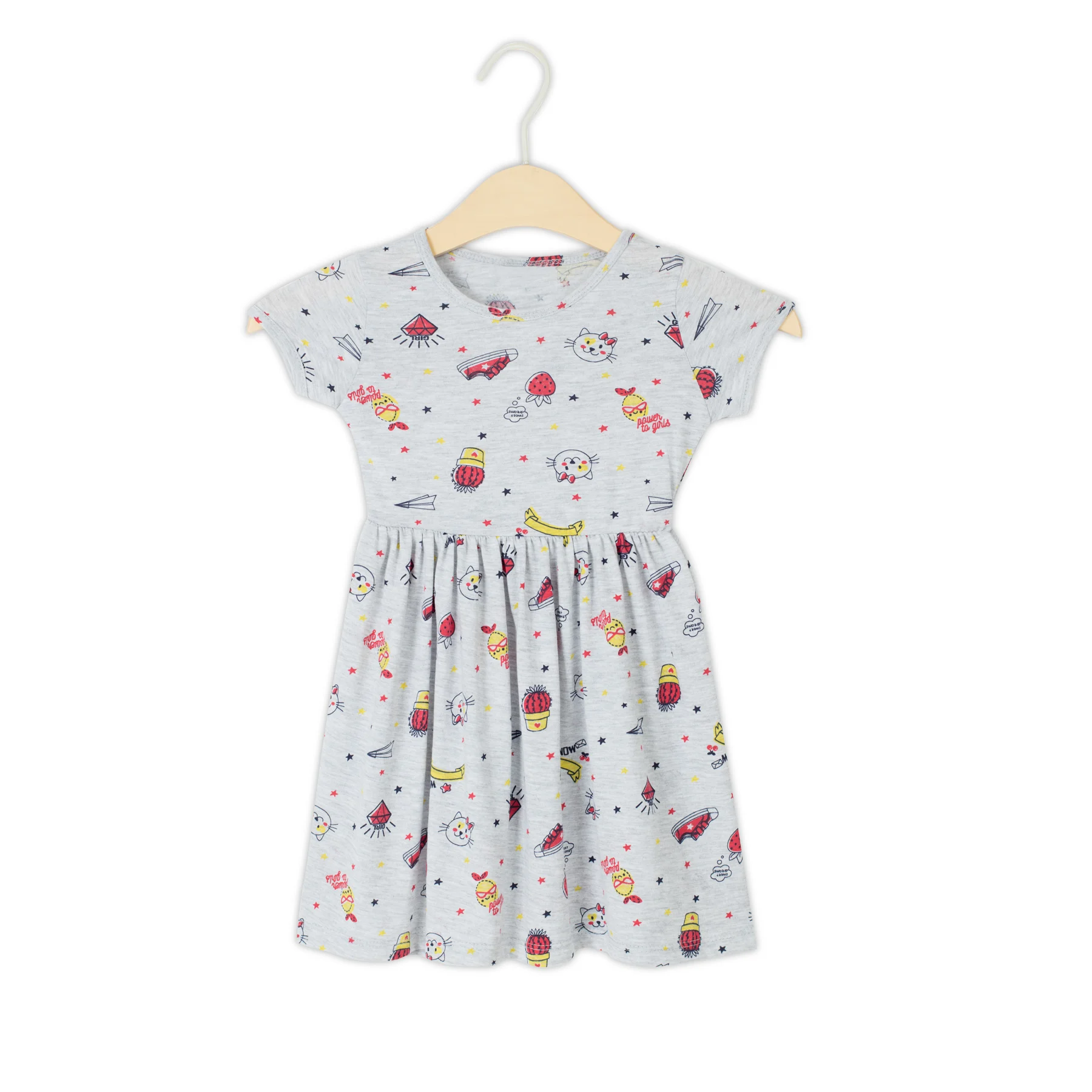 Le Two Tone велосипед воротник 100 хлопковое платье с платьем для маленьких девочек