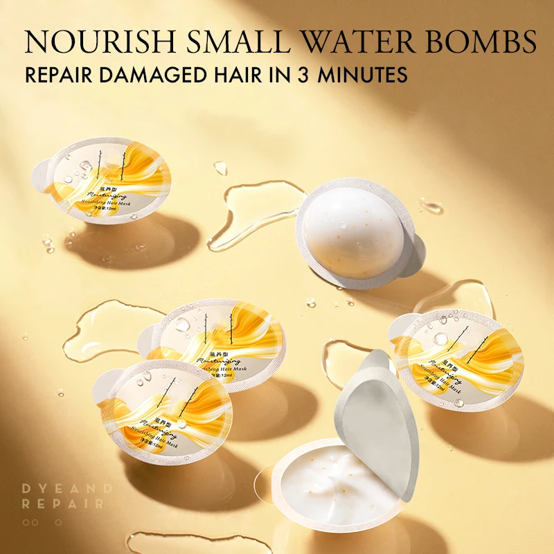 

Sevich Amino acids Hair Treatment Mask 7pcs/Set Fast Repair Damaged Hair Mask Deep Hydration Water Bomb For Hair Care