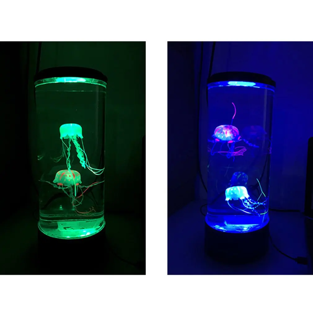 

Medium jellyfish lamp LED color changing home decoration night light Jellyfish Aquarium Style Led Lamp
