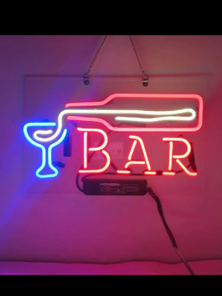 Neon Sign Bar Pour Beer vintage neon sign WALL Pub Handcrafted signs for ROOM window home custom Iconic Art | Освещение