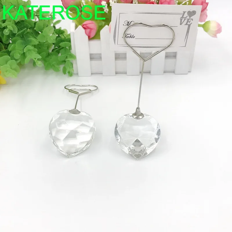 6 шт. Выбор Хрустальная коллекция сердце дизайн кристалл место держателей карт