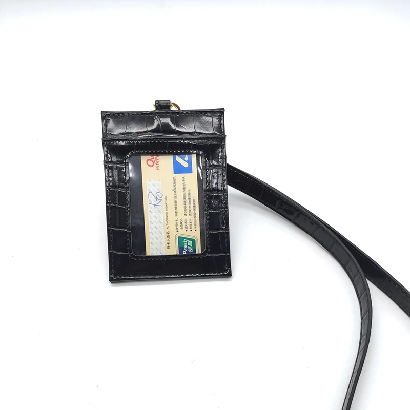 Мини-держатель для карт женский кошелек натуральная кожа Имя ID держатель
