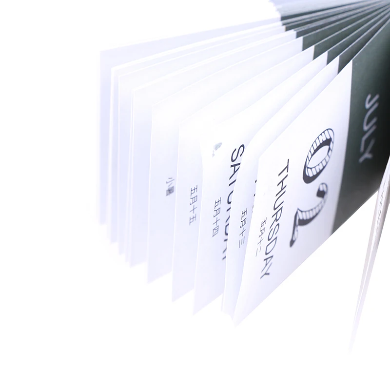 

2020 Cute Calendars Mini Desk Half a Year Calendar Office School Work Learning Schedule Planner Stationery Supplies Paper