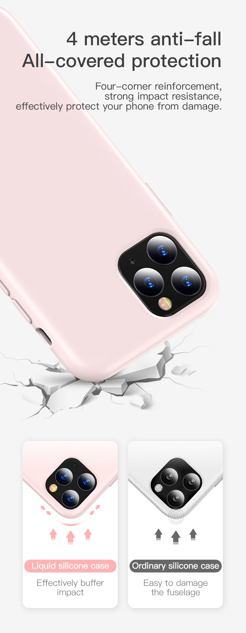 TOTU официальный жидкий силиконовый однотонный чехол для телефона для Iphone 11 11 Pro роскошный яркий чехол для Iphone 11 Pro Max