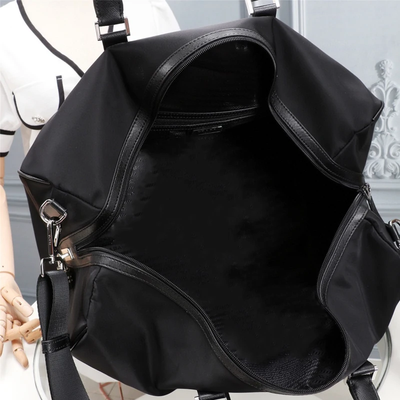 

2021 Men's Travel Bag Black Multifunction High Capacity Men's Messenger Bag Casual Fashion High-end Atmosphere Men's Handbags