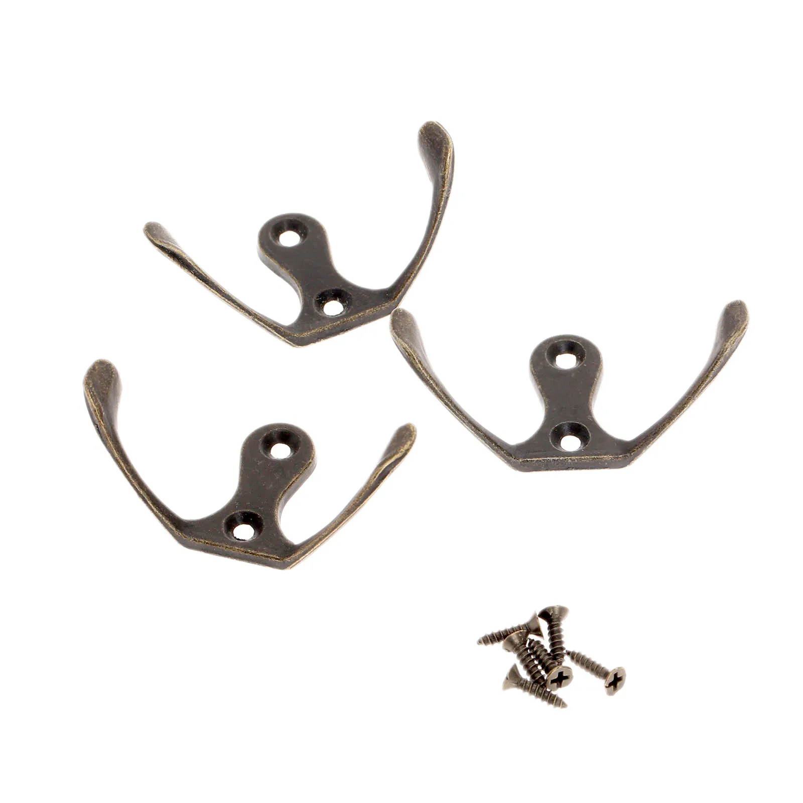 5 шт. античные бронзовые Крючки Вешалки для дверей ванной|Крючки| |