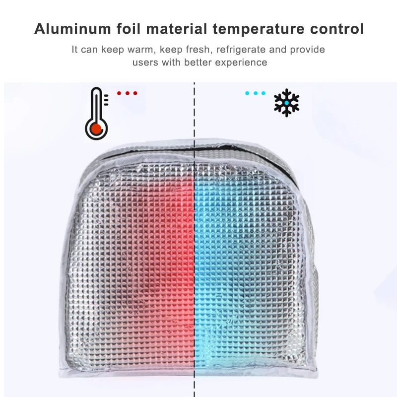Симпатичные Портативные водонепроницаемые сумки для ланча на молнии с