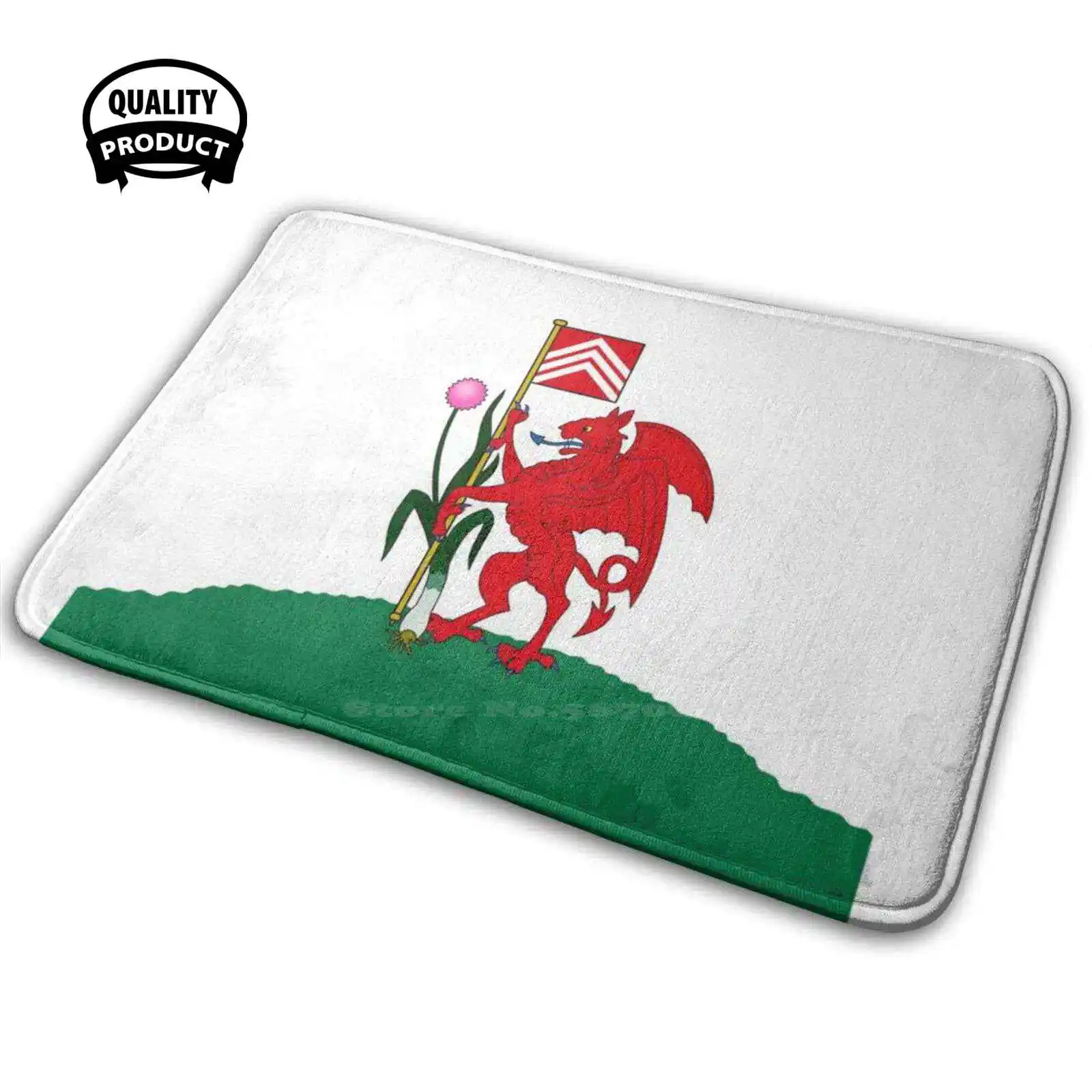 3d коврик с изображением города Кардифф домашние товары подушка Уэльский город