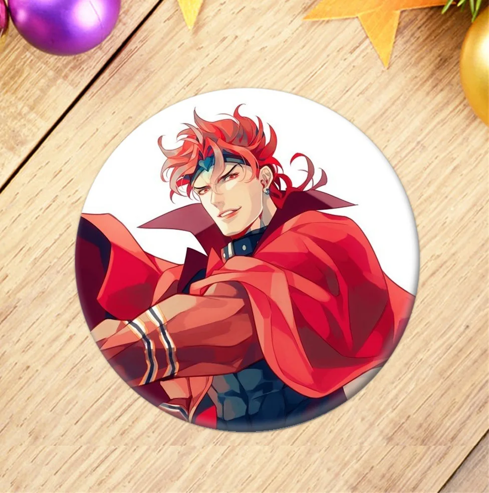 14 ; аниме «Jojo невероятное приключение значок косплея брошка мультфильм шпильки ювелирной коллекции Выпускной подарок рюкзаки кнопки для одежды - Окраска металла: 14