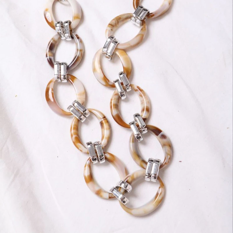 Ремешок из акрилового сплава дизайнерский Браслет На Плечо 60-120 см цепочка