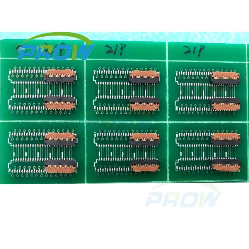 FFC FPC Разъемы 21P до 21p 21 контактный Расширенный адаптер плата 0 3 мм шаг LVDS ЖК экран