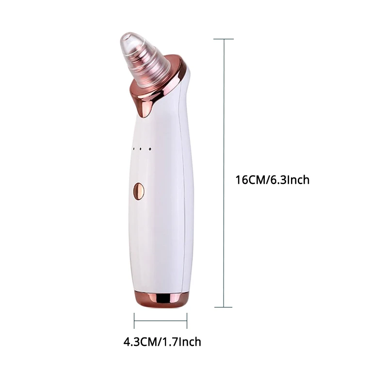 

Face Deep Nose Cleaner Blackhead Remover T Zone Pore Acne Pimple Removal Vacuum Suction Facial Diamond Beauty Clean Skin Tool