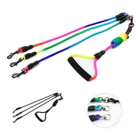 1 drag 3 cat dog leash nylon detachable pets long leashes with handle anti winding dogs walking lead traction rope supplies