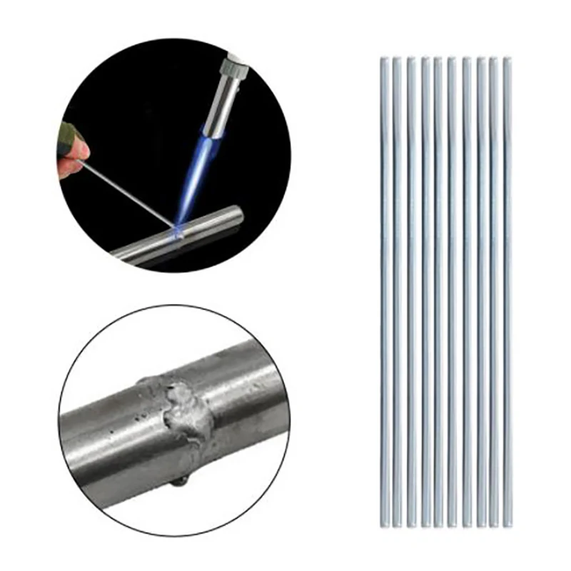 

Low Temperature Melt Aluminum Welding Rods Weld Bars Cored Wire 1.6/2mm Rod Solder For Soldering Aluminum No Need Solder Powder