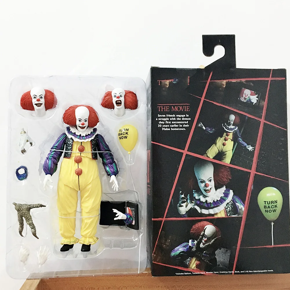 NECA пеннивайз Джокер 1990 старая версия клоун ПВХ экшн-фигурка Коллекционная модель