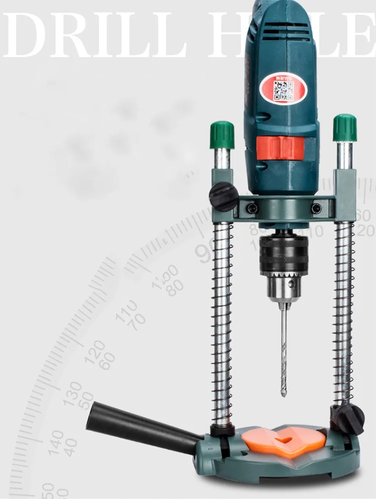 Adjustable Angle Drill Jig Holder Guide Stand Removable handle DIY drill stand Positioning Bracket Rack Shelf | Инструменты