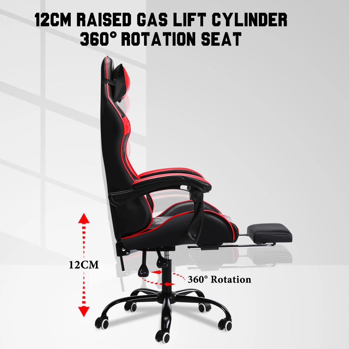 Office Gamer Chair WCG Gaming Home Internet Cafe Ergonomic Computer Swivel Lifting Lying Footrest Desk | Мебель