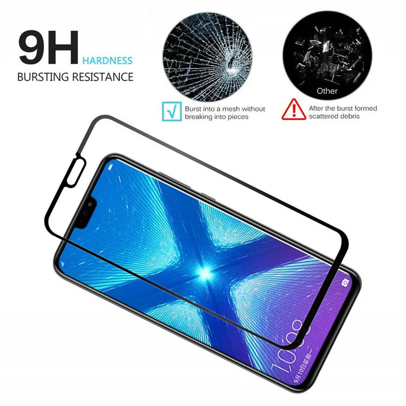 9D Tempered Glass For Huawei P20 Pro P10 Lite Plus Screen Protector Honor 10 20 Protective Hard Cover | Мобильные телефоны и