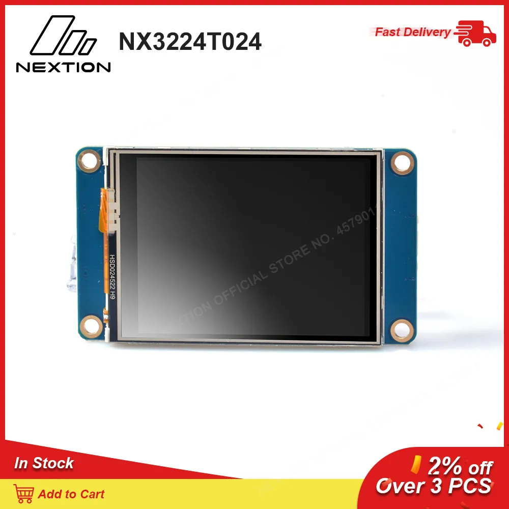 Nextion NX3224T024 2 4 ''HMI Интеллектуальный ЖК сенсорный дисплей USART TFT LCD MCU для TTL модуля