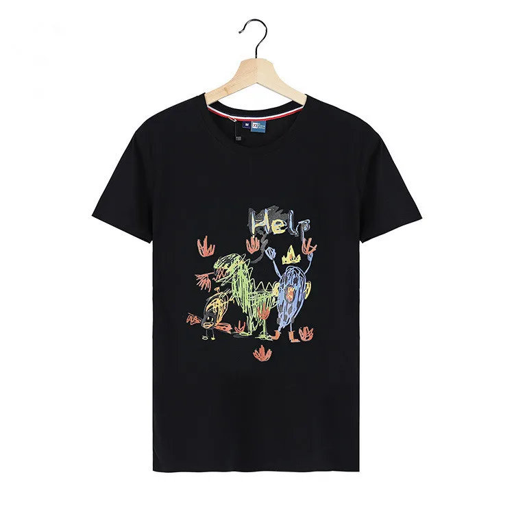 

T004 Новая летняя оригинальная хлопковая Футболка с принтом для женщин