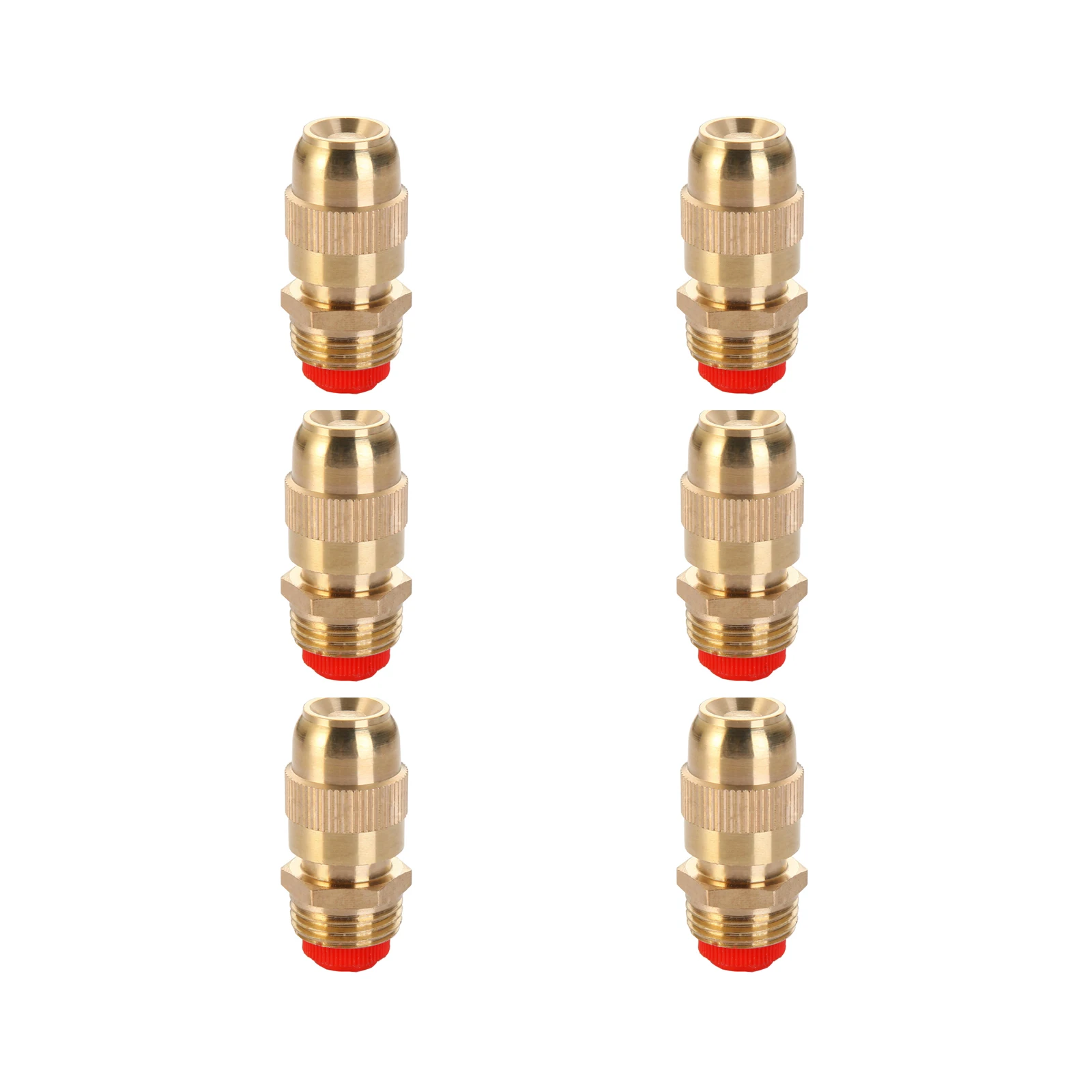 

Spray Garden Sprinkler Adjustable Mist Nozzle Atomizing Cooling 3pcs For Lawn 4 Point External Thread Watering 4Pcs Brass