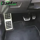 Автомобильные педали Daefar из нержавеющей стали для Seat Leon 5F 2012 - 2021 LHD, топливная Тормозная педаль, подставка для ножной педали, крышка, автомобильные аксессуары