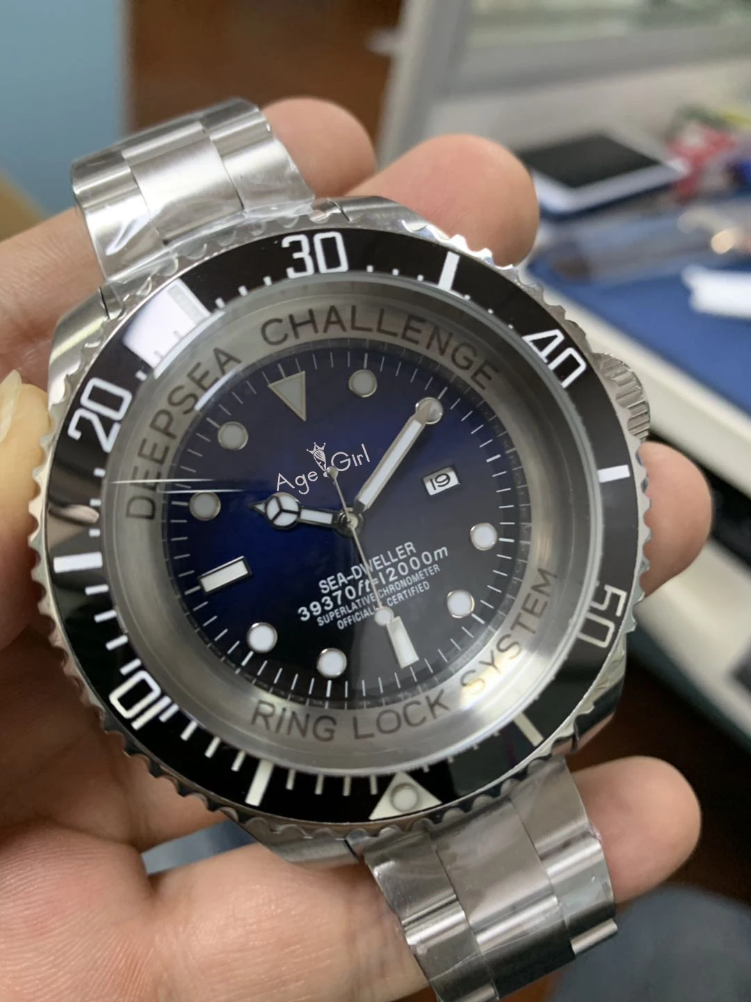 Часы мужские механические из нержавеющей стали классические спортивные