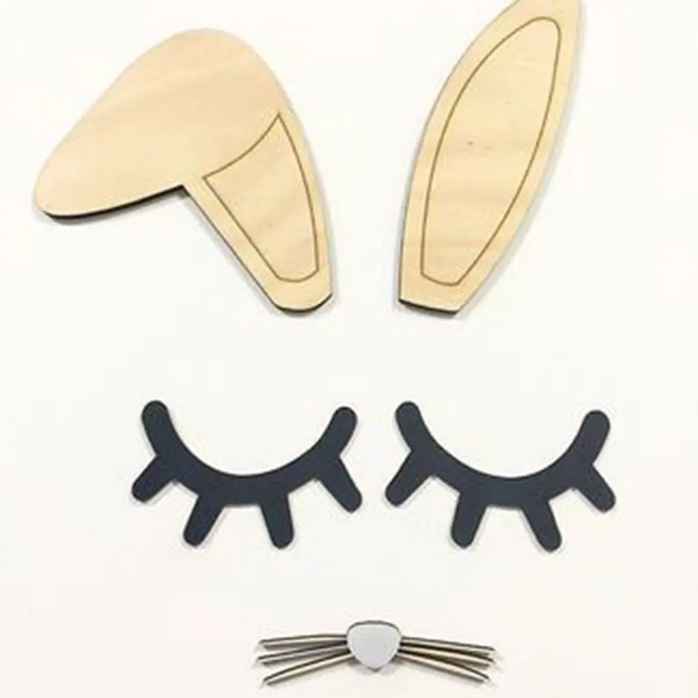 Деревянные настенные наклейки на ресницы тонкие стену украшения для детской