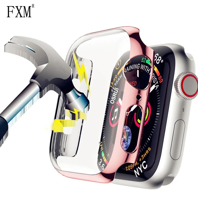 Чехол для Apple Watch 4 3 iwatch ремешок часов 42 мм 38 44 мм/40 защитная пленка аксессуары apple